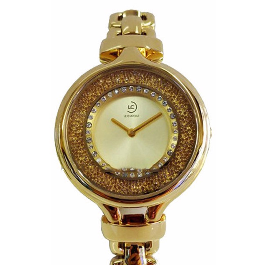 Đồng Hồ Nữ Le Chateau L66.250.04.5.1 Màu Vàng Gold