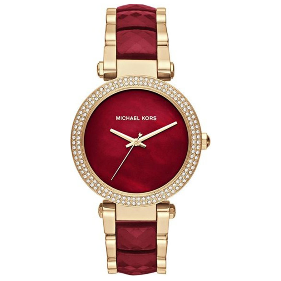 Đồng Hồ Nữ Michael Kors MK Parker Gold Watch 39mm MK6427 Màu Vàng Đỏ