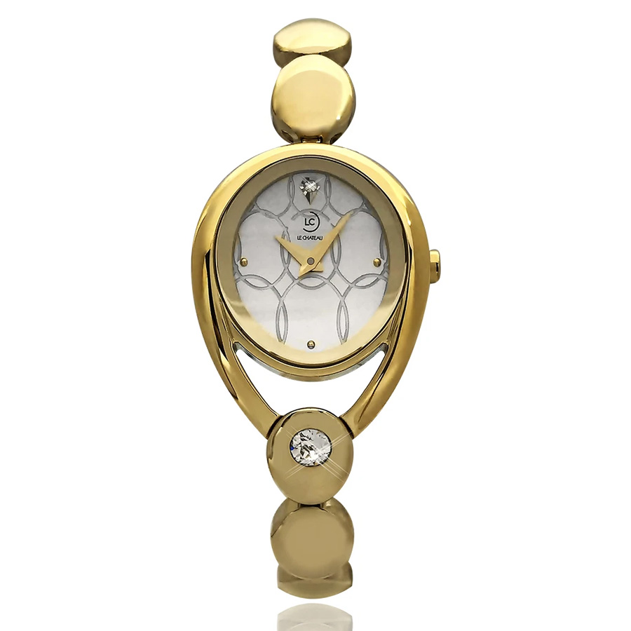 Đồng Hồ Nữ Le Chateau L24.231.34.6.1 Màu Vàng Gold