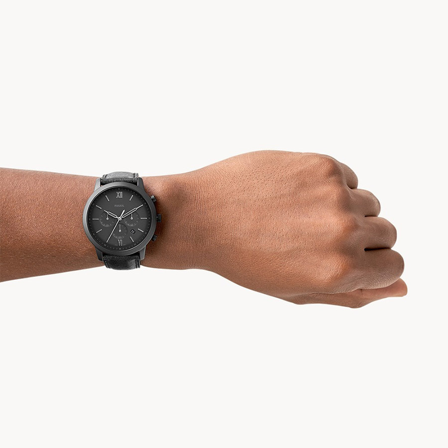 Đồng Hồ Nam Fossil Neutra Chrono Dây Da FS5503 Màu Đen