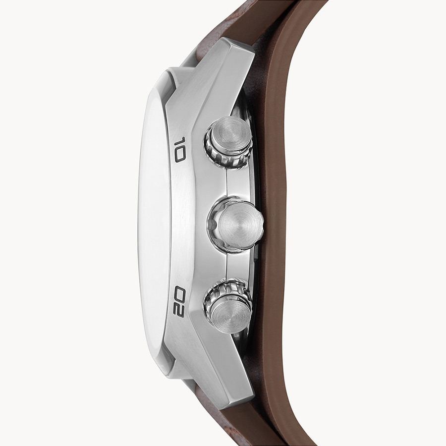 Đồng Hồ Nam Fossil Coachman CH2565 Dây Da Màu Nâu