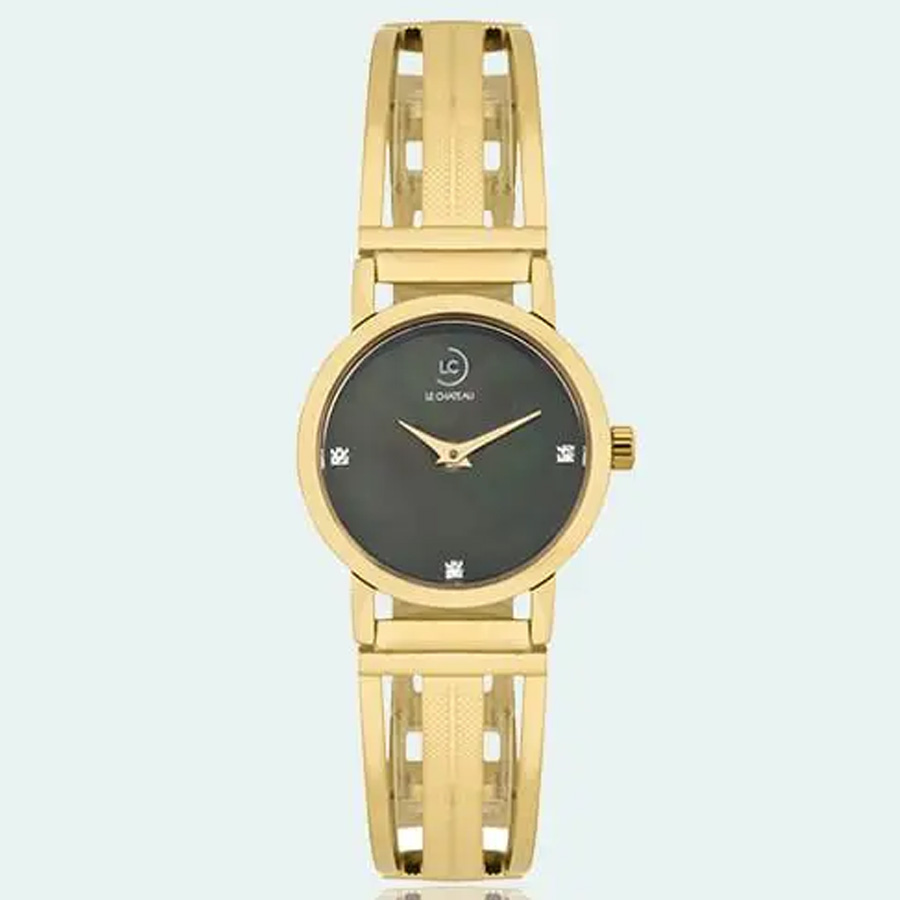 Đồng Hồ Nữ Le Chateau L52.651.04.7.1 Màu Vàng Gold