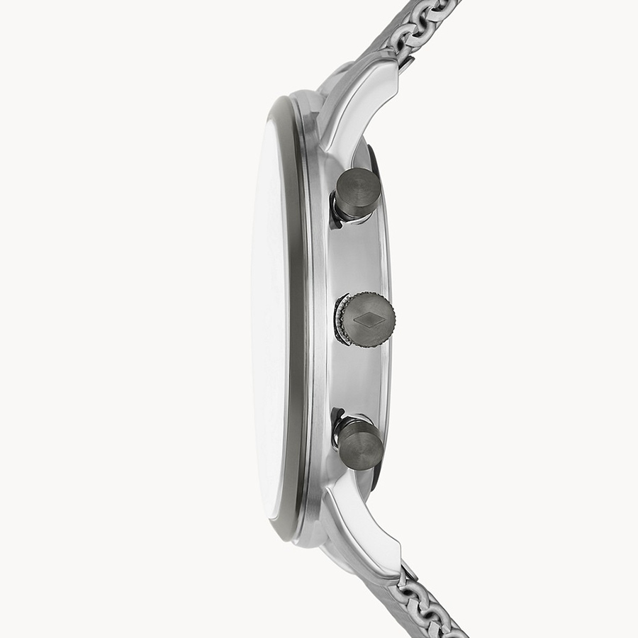 Đồng Hồ Nam Fossil Minimalist FS5944 Dây Thép Không Gỉ Màu Bạc