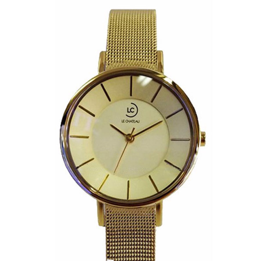 Đồng Hồ Nữ Le Chateau L01.252.04.5.1 Màu Vàng Gold