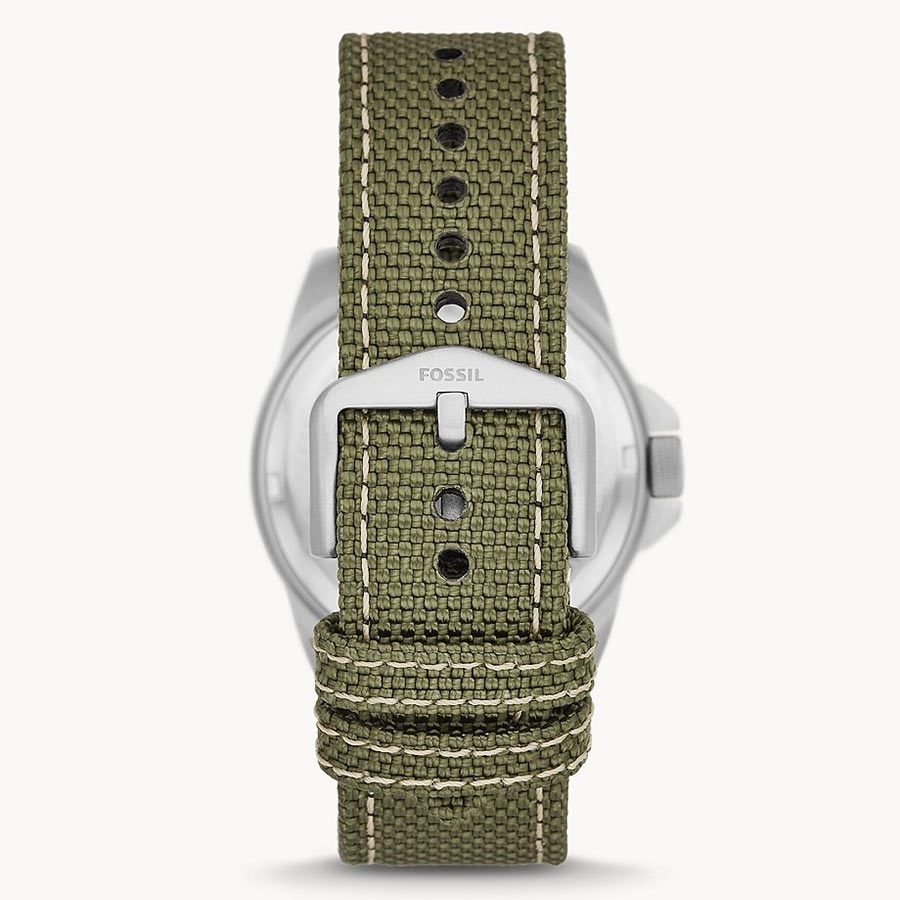 Đồng Hồ Nam Fossil Bronson FS5918 Dây Nylon Màu Xanh Lá