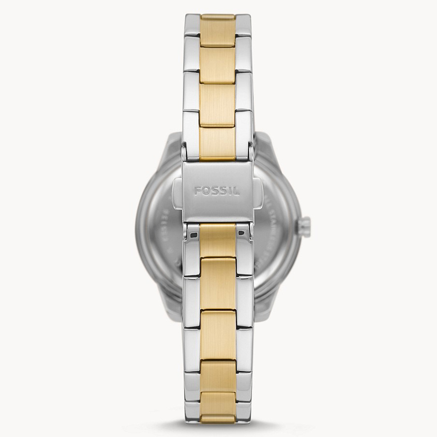 Đồng Hồ Nữ Fossil Stella ES5138 Dây Thép Không Gỉ Màu Vàng Bạc