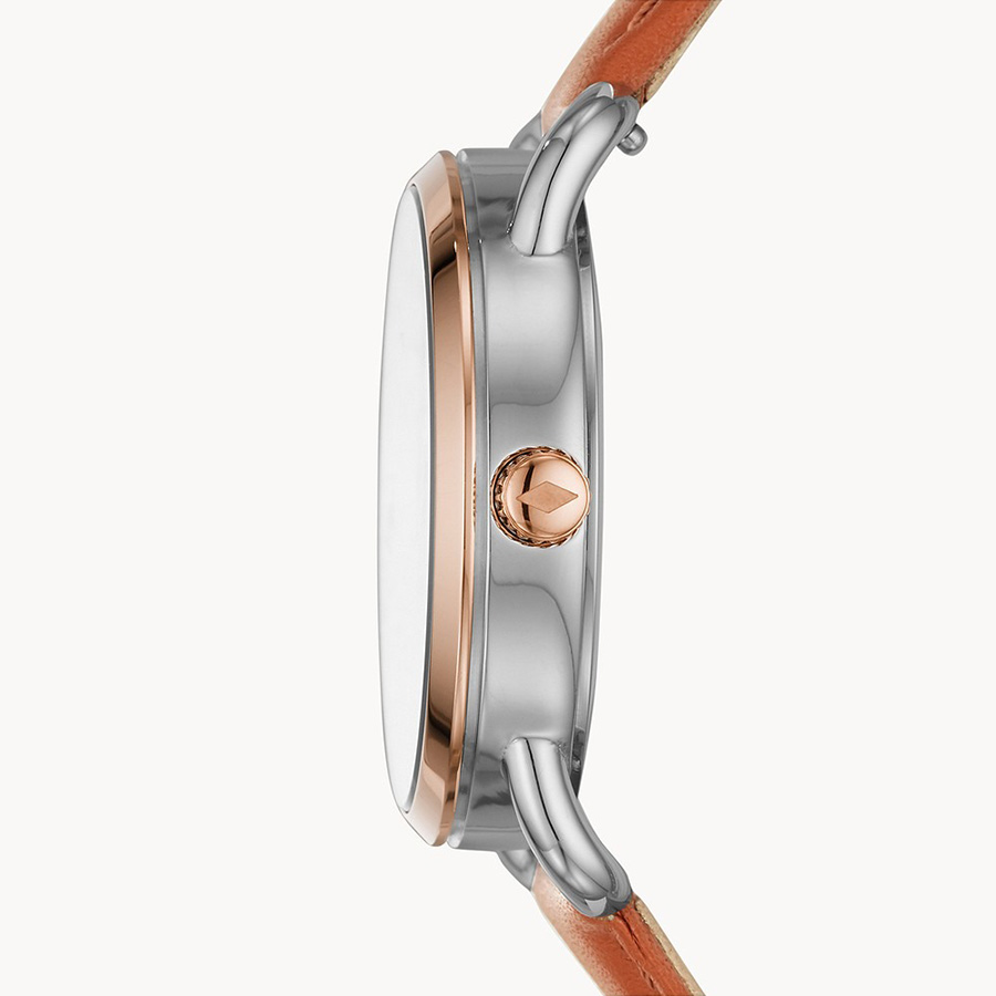 Đồng Hồ Nữ Fossil Copeland ES4825 Dây Da Màu Nâu