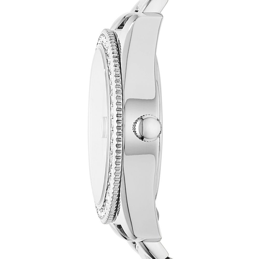 Đồng Hồ Nữ Fossil Scarlette Mini Dây Thép Không Gỉ ES4317 Màu Bạc