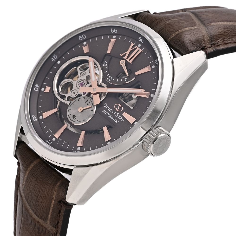 Đồng Hồ Nam Orient Star 41 mm SDK05004K0 Màu Nâu