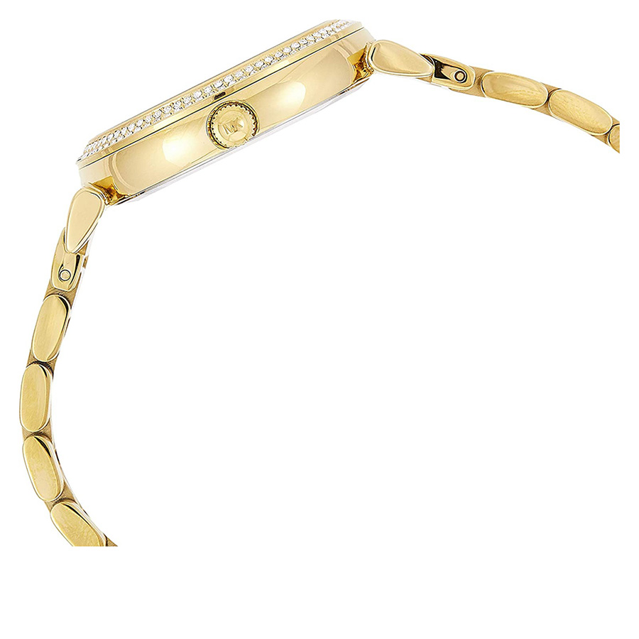 Đồng Hồ Nữ Michael Kors MK Analog Quartz Watch With Stainless Steel Strap MK3338 Màu Vàng Đen