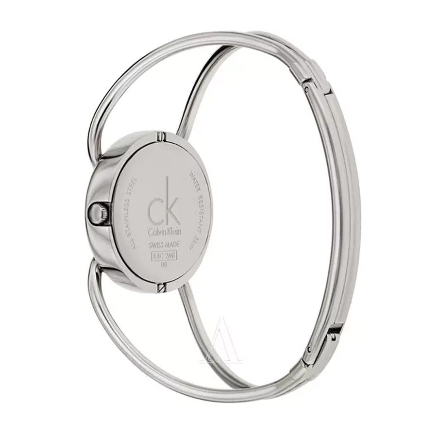 Đồng Hồ Nữ Calvin Klein Inclined Silver Dial Bangle Ladies K4C2M116 Màu Bạc