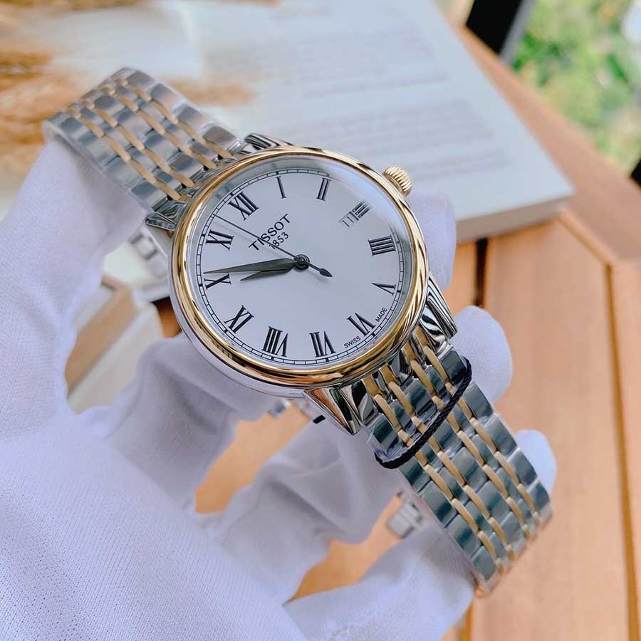Đồng Hồ Nam Tissot Carson Quartz T085.410.22.013.00 Màu Vàng Bạc