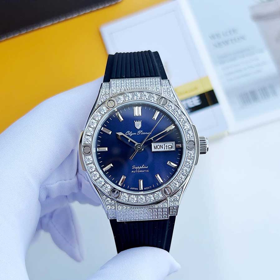 Đồng Hồ Nam Olym Pianus OP990-45ADDGS-GL-X Màu Xanh Đen