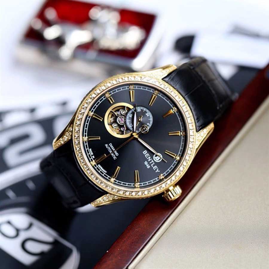 Đồng Hồ Nam Bentley BL1784-252KBB-S2 Màu Đen