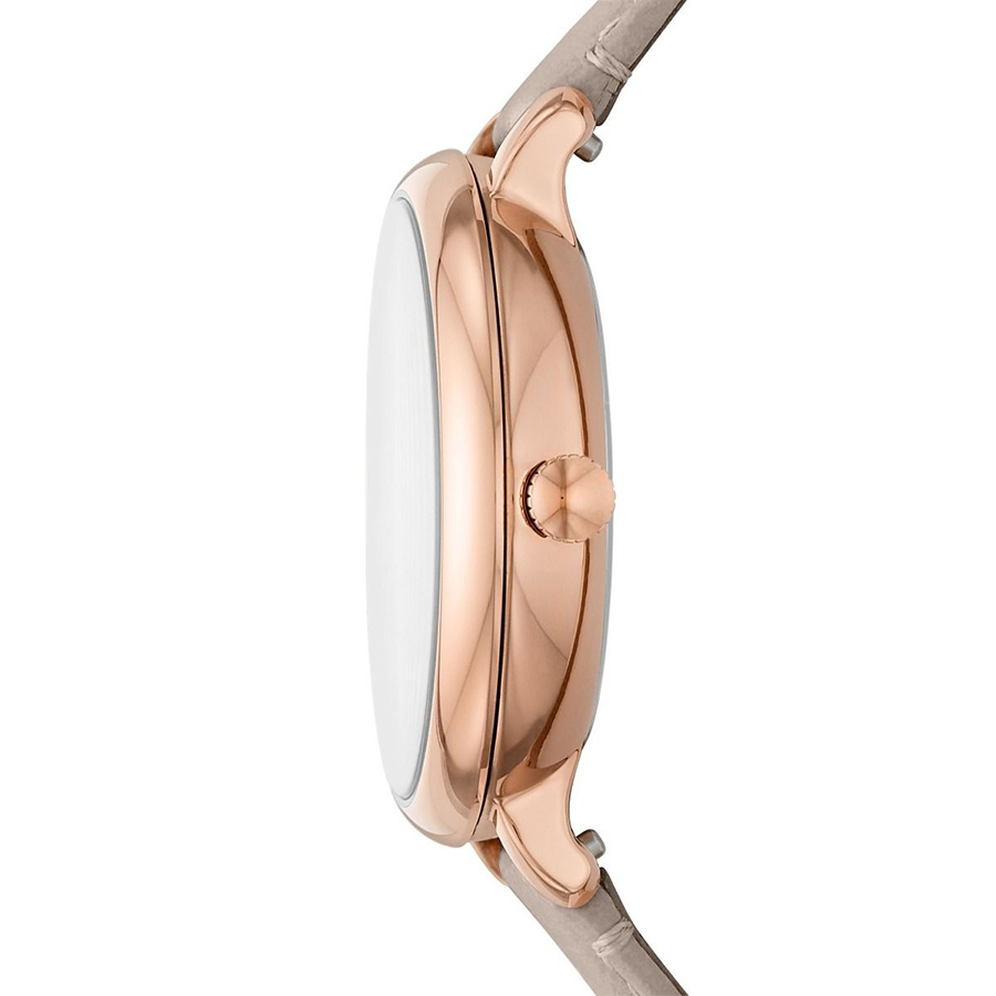 Đồng Hồ Nữ Fossil Jacqueline Solar Dây Da ES5091 Màu Xám