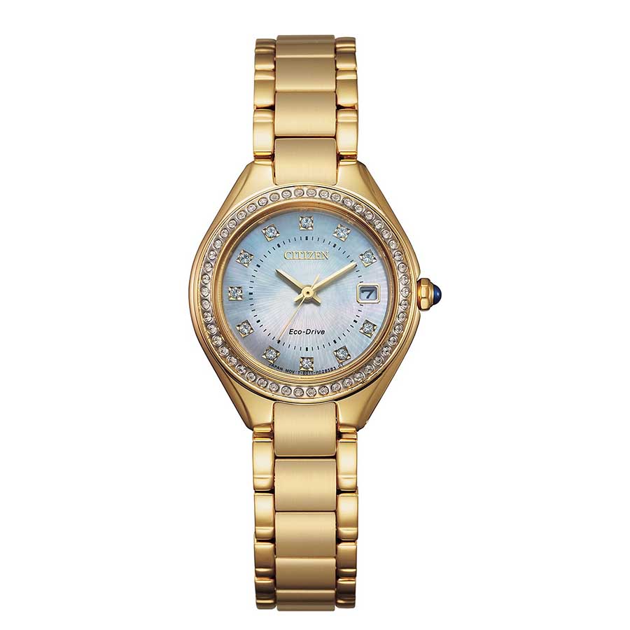Đồng Hồ Nữ Citizen EW255250D Silhouette Eco-Drive 26mm 91206 Màu Vàng