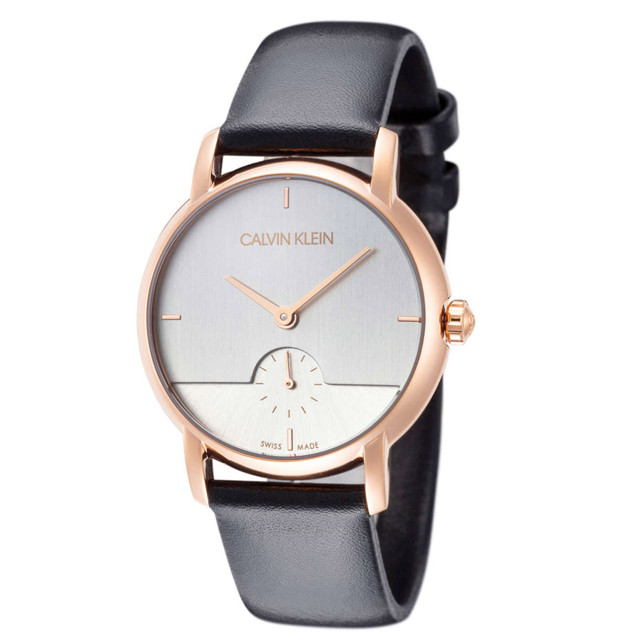 Đồng Hồ Nữ Calvin Klein CK Established Quartz Silver Dial Ladies Watch K9H2Y6C6 Màu Đen
