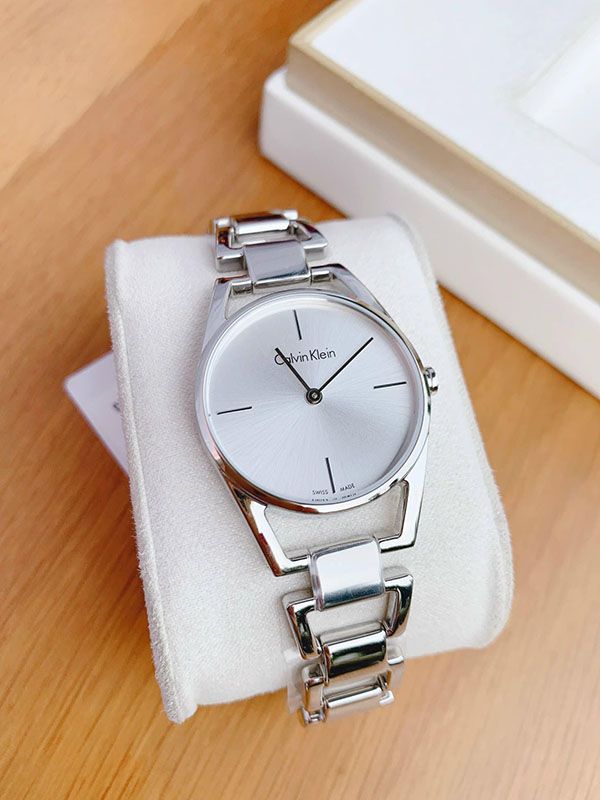 Đồng Hồ Nữ Calvin Klein Ck Dainty Quartz Silver Dial Ladies Watch K7l23146 Màu Bạc 2118