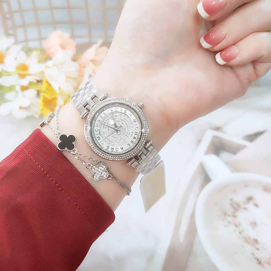 Đồng Hồ Nữ Michael Kors MK3476 33mm Màu Bạc