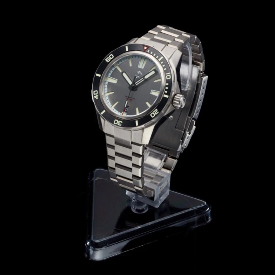 Đồng Hồ Nam Zelos Swordfish 40mm Ti Satin Màu Bạc