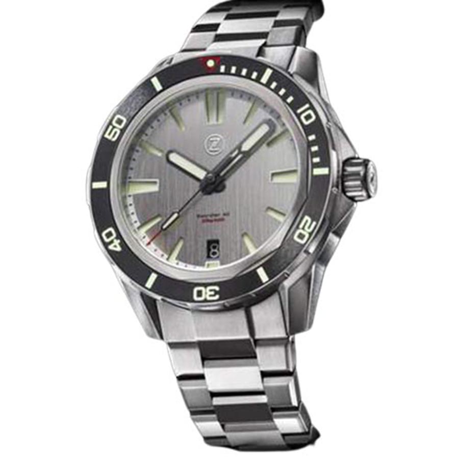 Đồng Hồ Nam Zelos Swordfish 40mm Ti Satin Màu Bạc