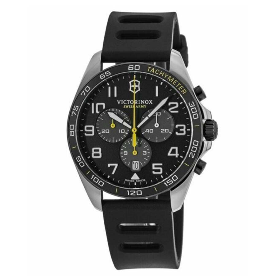 Đồng Hồ Nam Victorinox FieldForce Sport Chronograph Quartz Black Dial 241892 Màu Đen