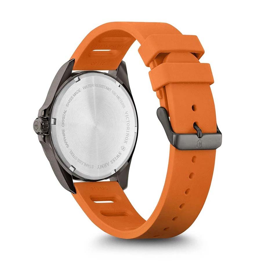 Đồng Hồ Nam Victorinox FieldForce Sport GMT Quartz Black Dial 241897 Màu Đen Cam