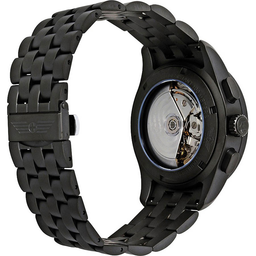 Đồng Hồ Nam Victorinox Swiss Army Airboss Mach 9 Chronograph Automatic 241742 Màu Đen