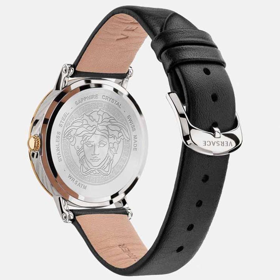 Đồng Hồ Nữ Versace Medusa Chain Watch VELV00120, 37mm Màu Vàng Đen