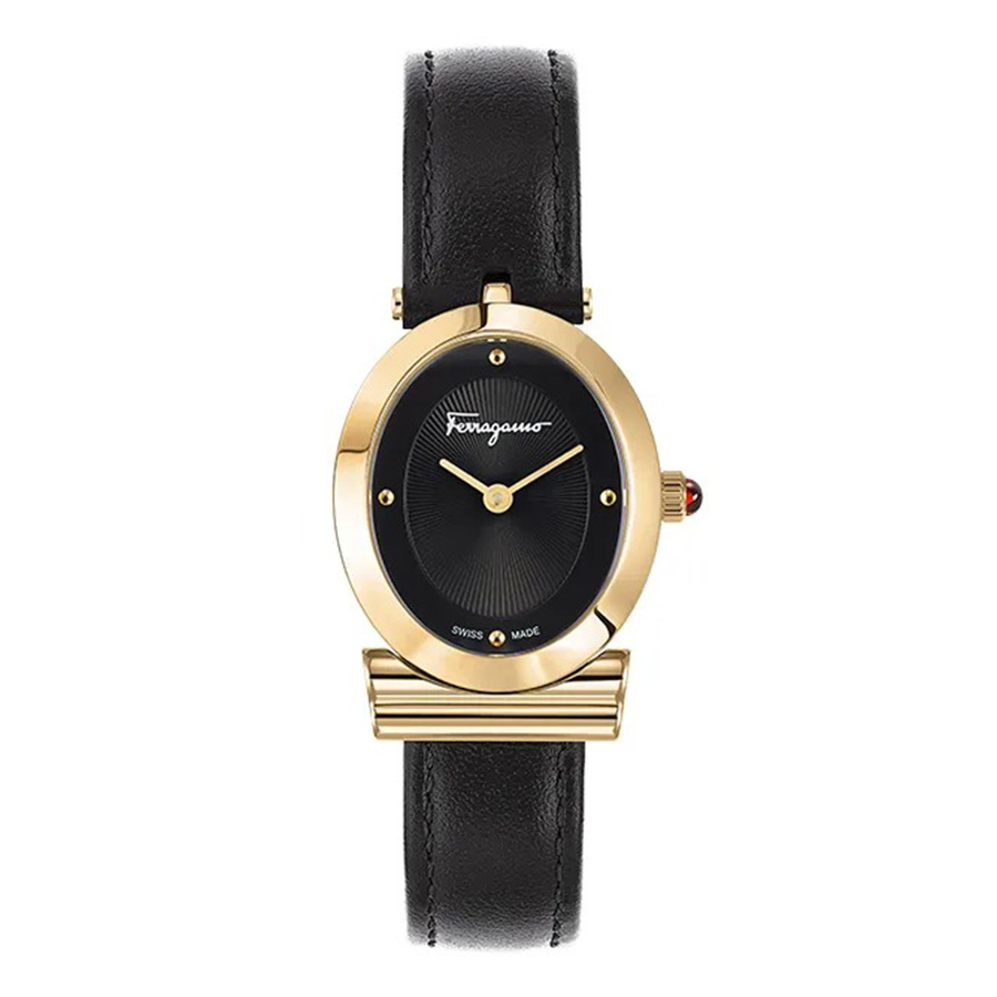 Đồng Hồ Nữ Salvatore Ferragamo Miroir Màu Vàng Đen