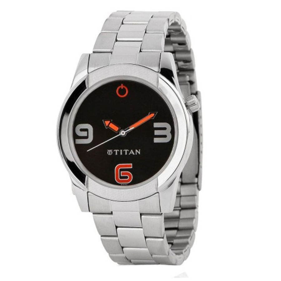 Đồng Hồ Nam Titan 1588SM03 Màu Đen Bạc