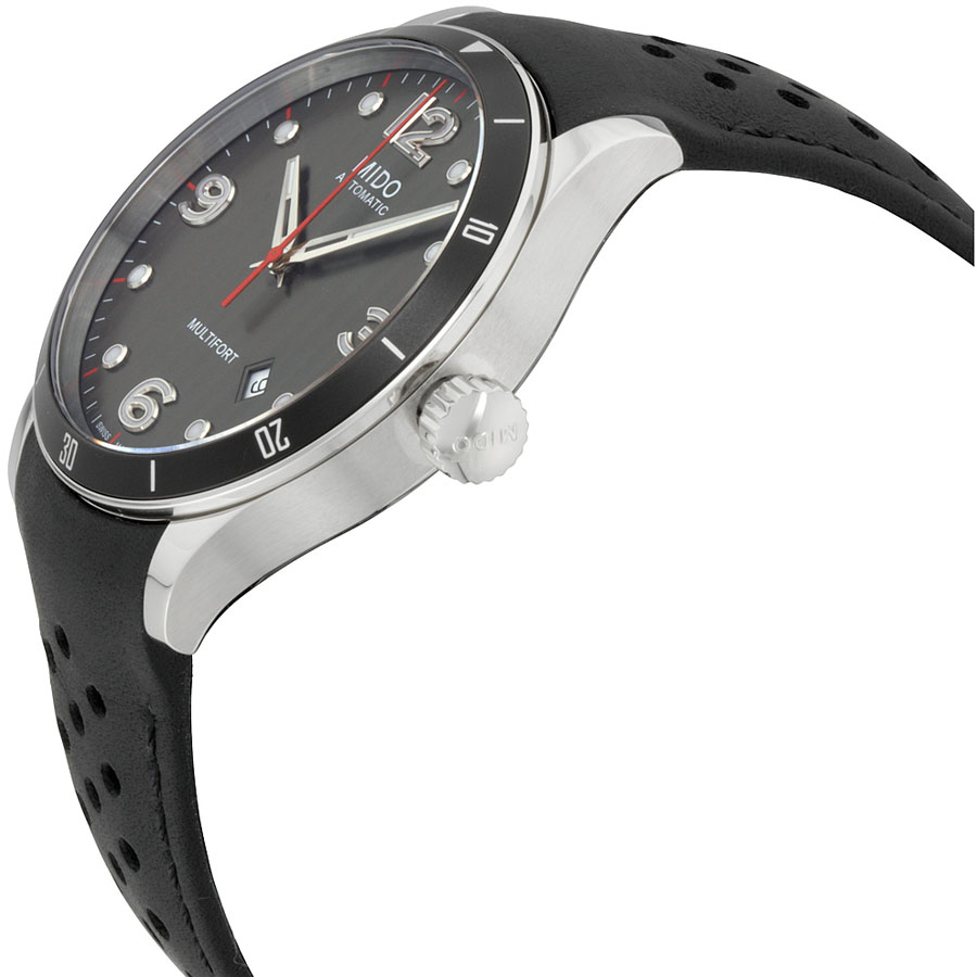 Đồng Hồ Nam Mido Multifort Automatic Grey Dial Mens M025.407.16.061.00 Màu Đen