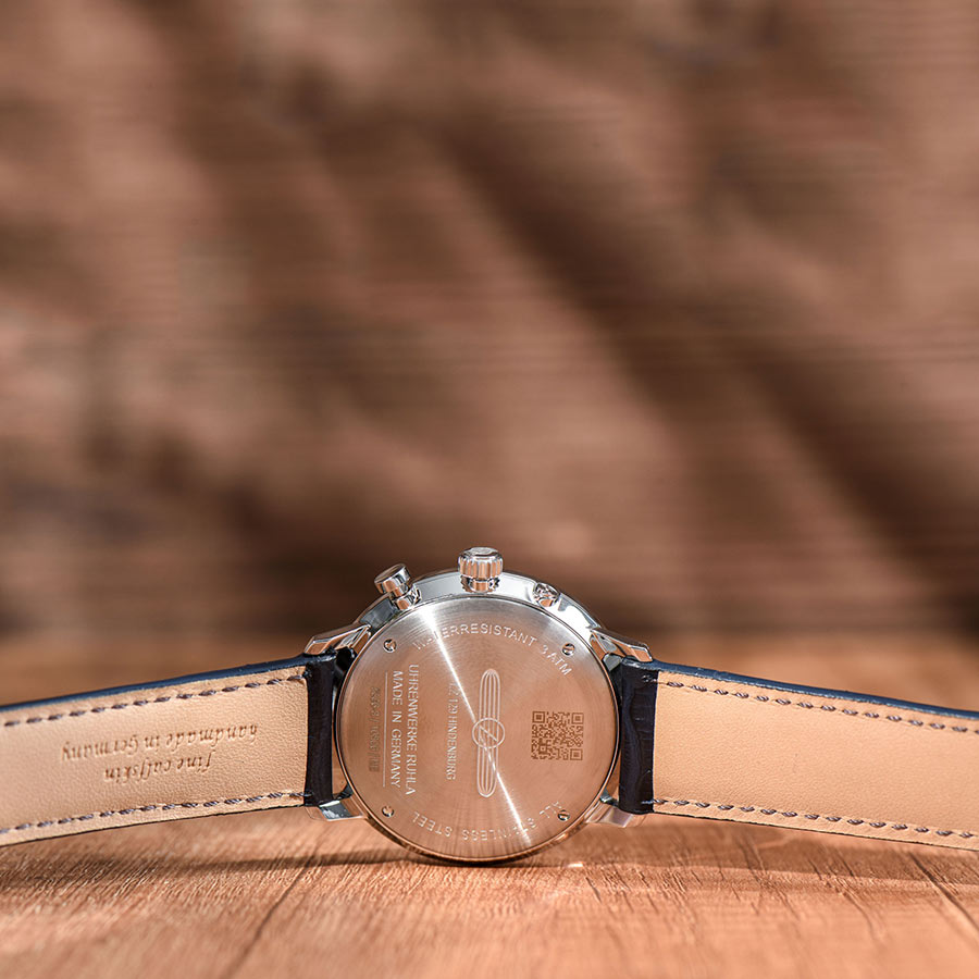 Đồng Hồ Nam Zeppelin LZ 129 Hindenburg Moondphase 70363 Màu Xanh Bạc
