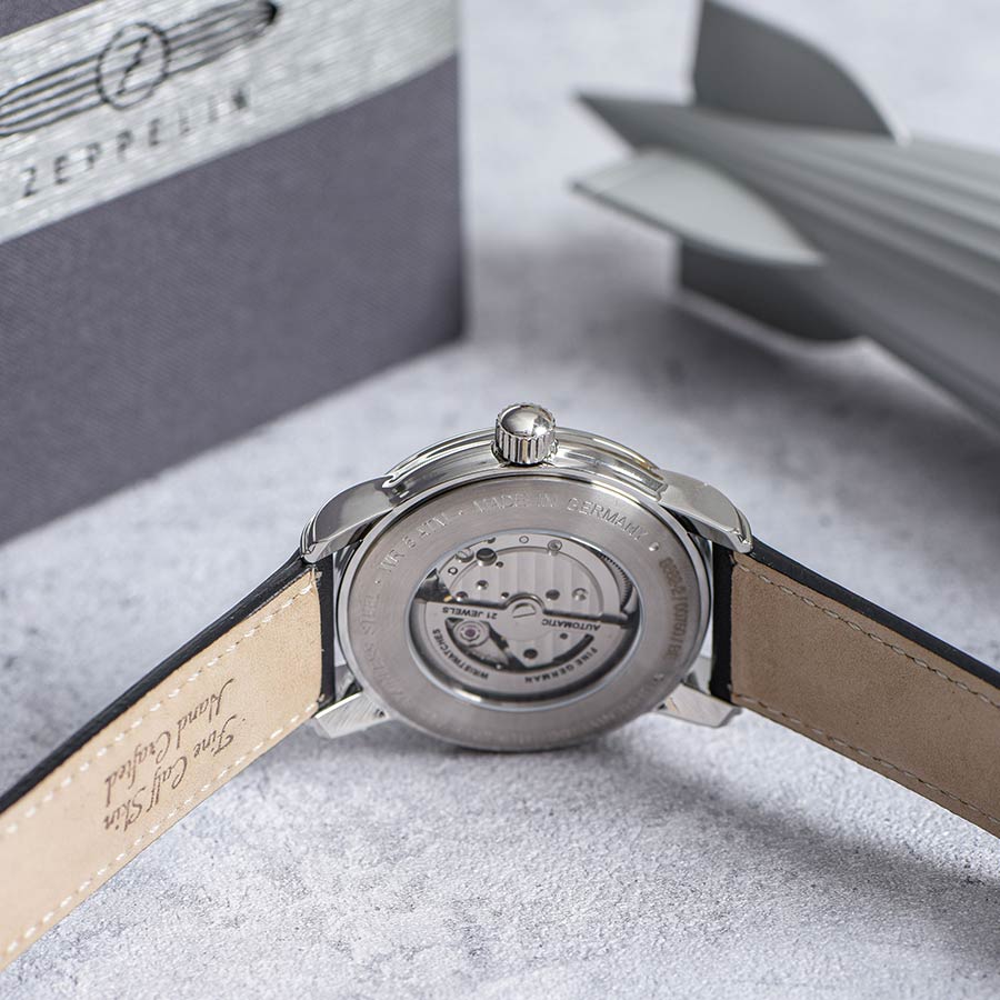Đồng Hồ Nam Zeppelin New Captain's Line 86622 Màu Đen