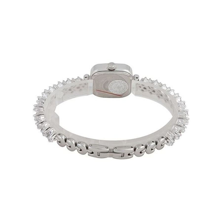 Đồng Hồ Nữ Royal Crown 1514-J-BA Dây Đá Vỏ Trắng