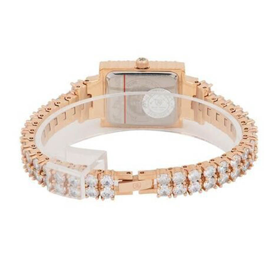Đồng Hồ Nữ Royal Crown 3584-J-RG Dây Đá Vỏ Vàng Hồng