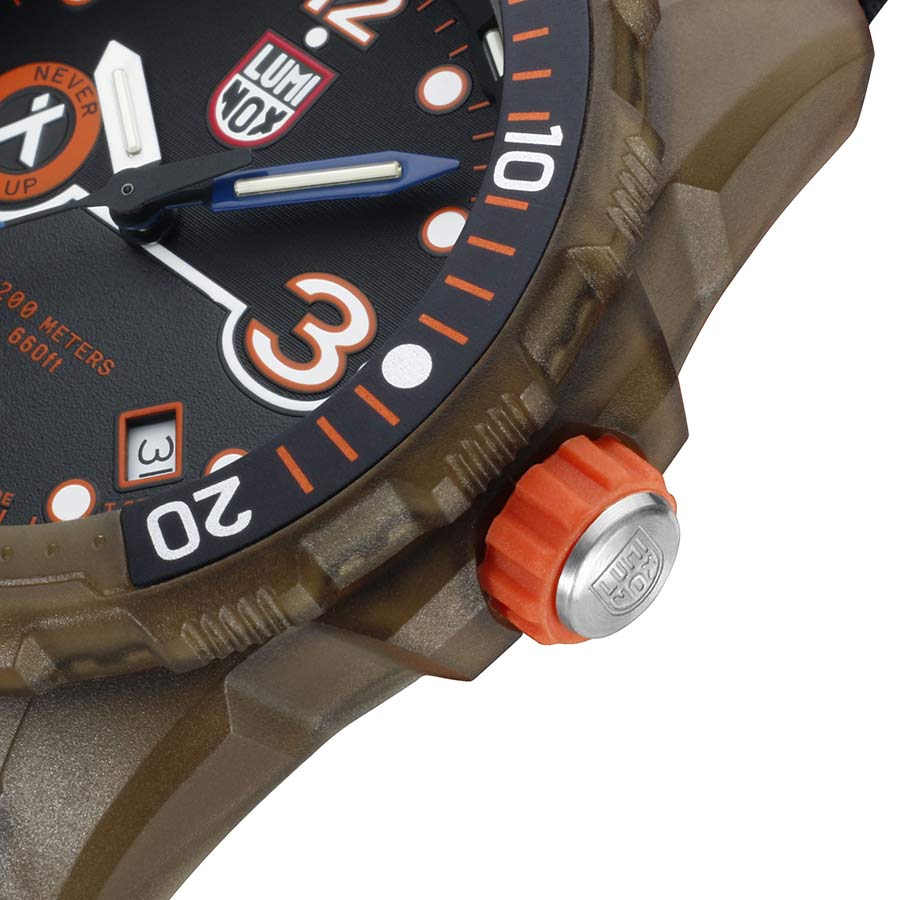 Đồng Hồ Nam Luminox Bear Grylls Survival ECO, 42mm, Rule Of 3 3721.ECO Màu Nâu Đen