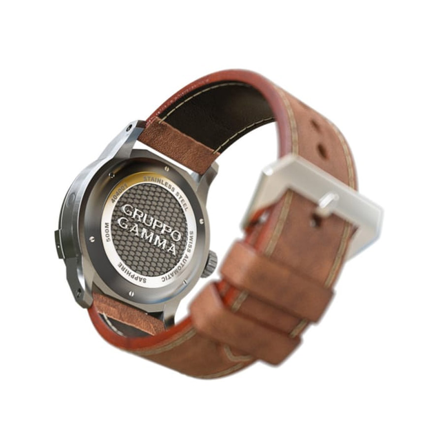 Đồng Hồ Nam Gruppo Gamma Divemaster DG-02 Màu Nâu