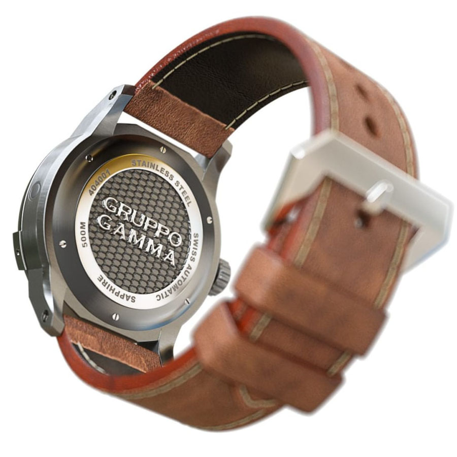 Đồng Hồ Nam Gruppo Gamma Divemaster DG-01 Màu Nâu
