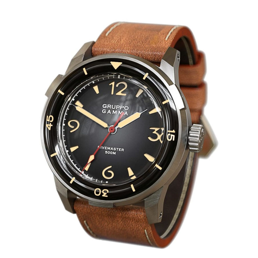 Đồng Hồ Nam Gruppo Gamma Divemaster DG-01 Màu Nâu