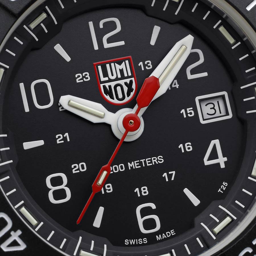 Đồng Hồ Nam Luminox Navy SEAL Steel, 45mm, Diver Watch 3251.CB Màu Đen Bạc