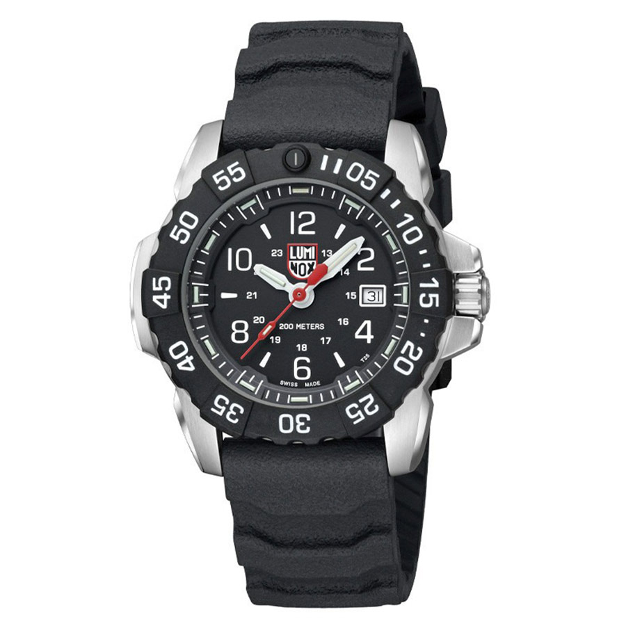 Đồng Hồ Nam Luminox Navy SEAL Steel, 45mm, Diver Watch 3251.CB Màu Đen Bạc
