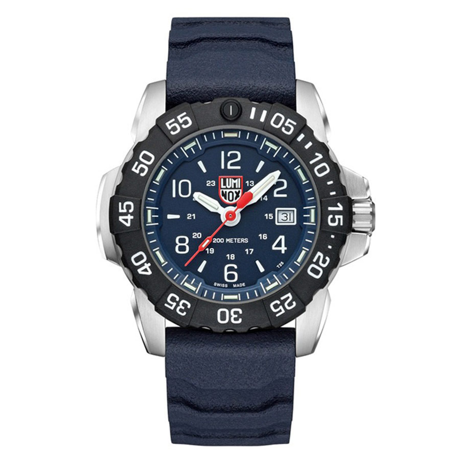 Đồng Hồ Nam Luminox Navy SEAL Steel, 45mm, Military Dive Watch 3253 Màu Xanh Bạc