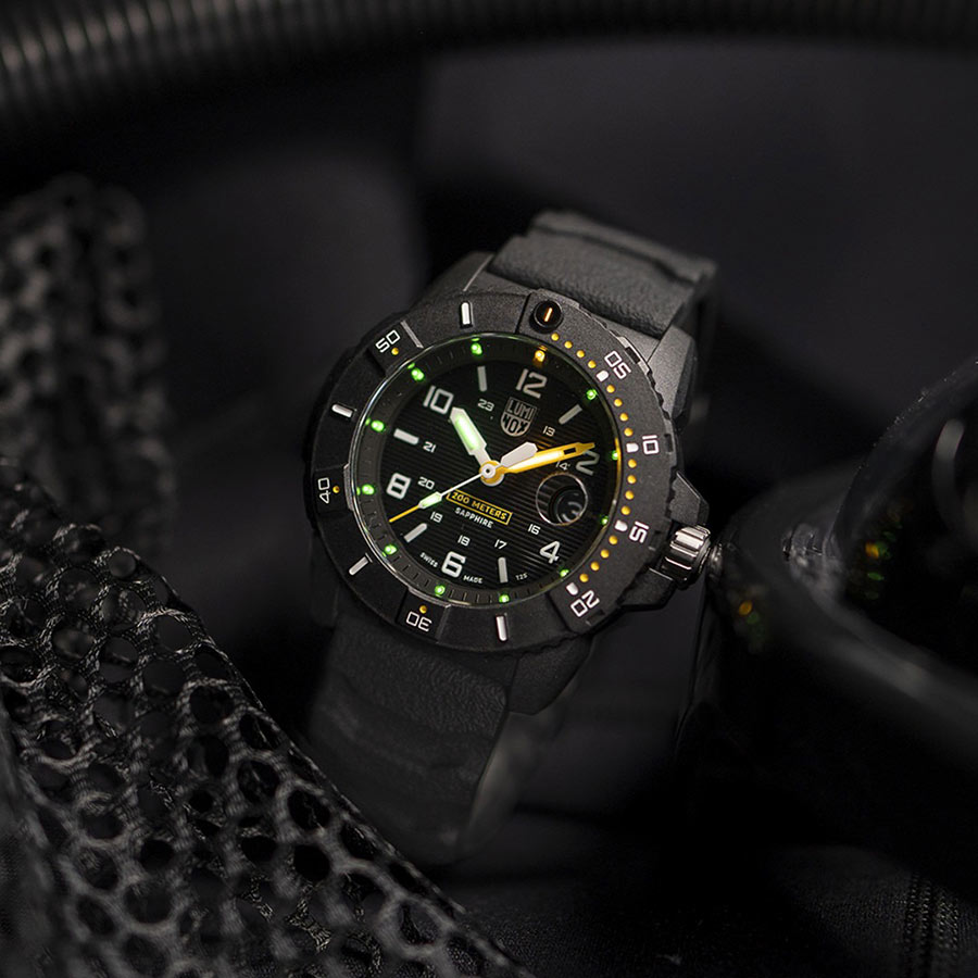 Đồng Hồ Nam Luminox Navy SEAL, 45mm, Dive Watch 3601 Màu Đen