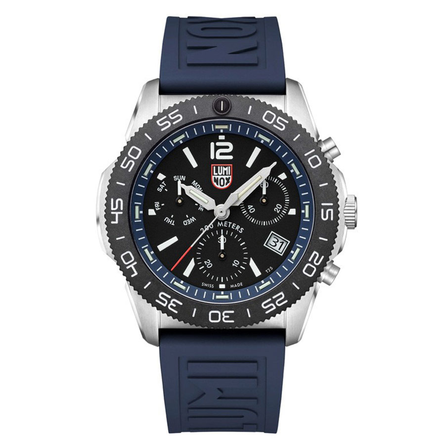 Đồng Hồ Nam Luminox Pacific Diver Chronograph, 44mm, Diver Watch 3143 Màu Xanh Bạc