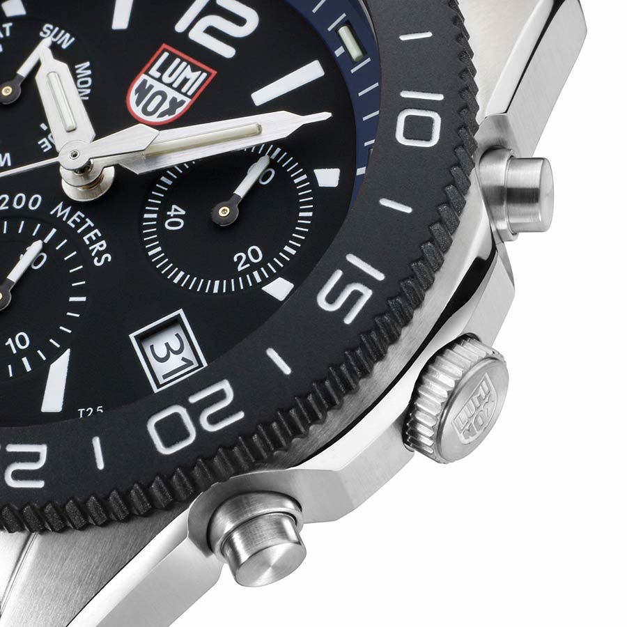 Đồng Hồ Nam Luminox Pacific Diver Chronograph, 44mm, Diver Watch 3143 Màu Xanh Bạc