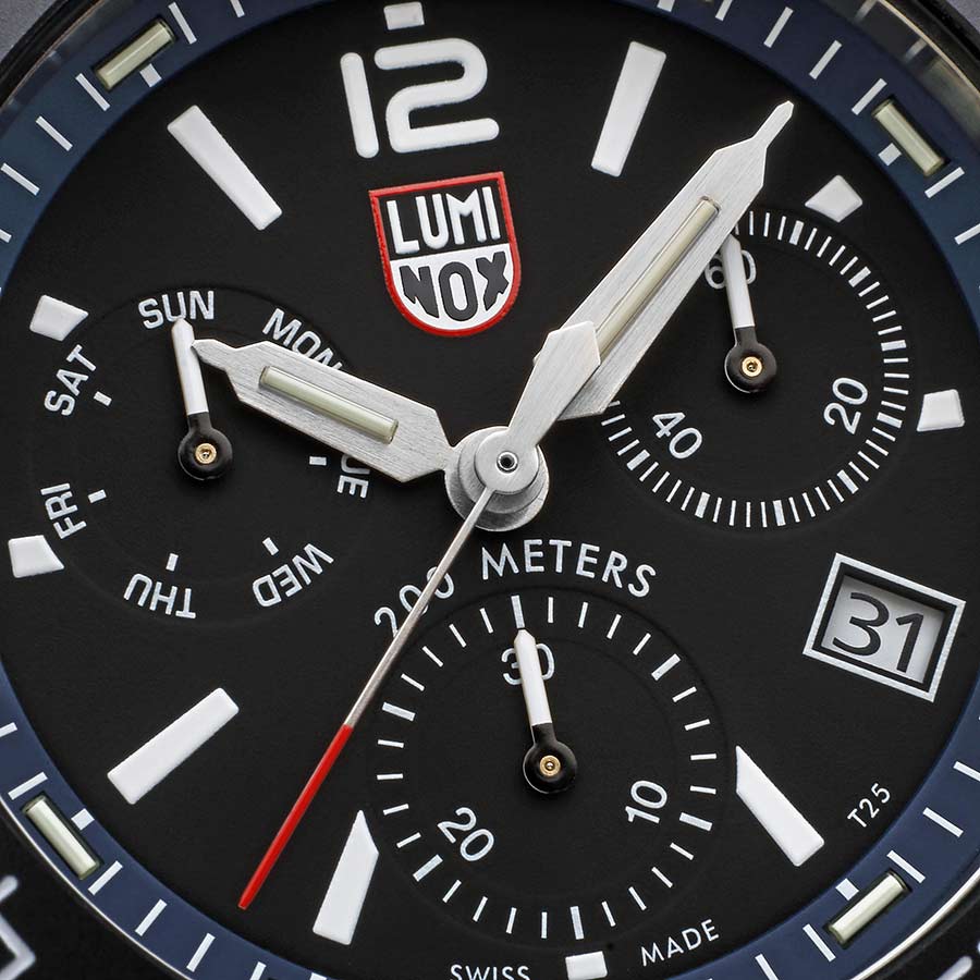 Đồng Hồ Nam Luminox Pacific Diver Chronograph, 44mm, Diver Watch 3143 Màu Xanh Bạc