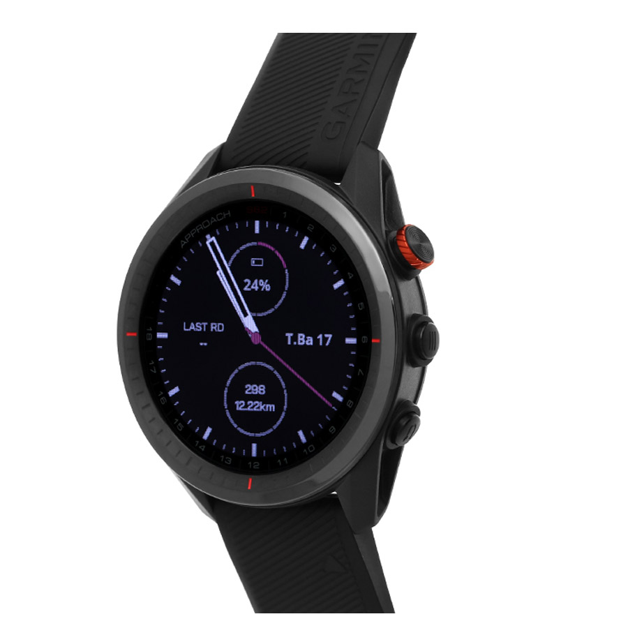 Đồng Hồ Thông Minh Garmin Approach S62 Dây Silicone Màu Đen