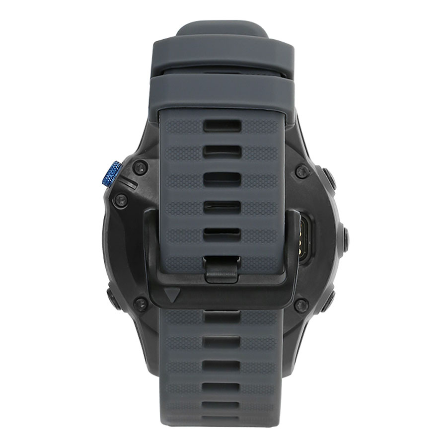 Đồng Hồ Thông Minh Garmin Fenix 6 Pro Solar Dây Silicone Màu Xám