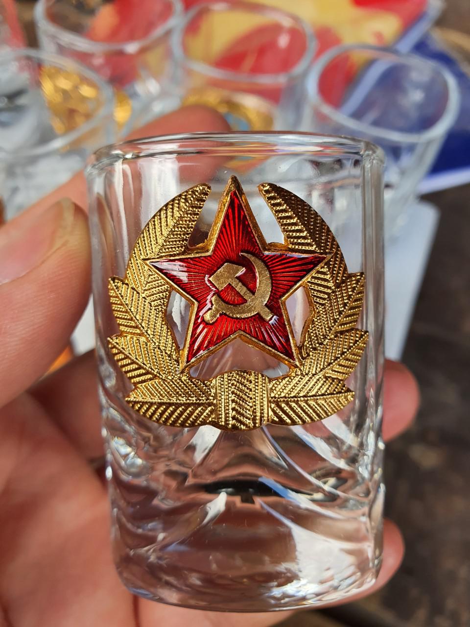 Bộ ly thủy tinh CCCP - Liên Xô